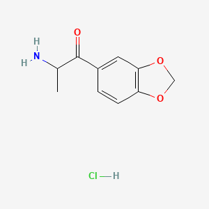 molecular formula C10H12ClNO3 B6595638 N-Demethyl Methylone Hydrochloride CAS No. 38061-37-9