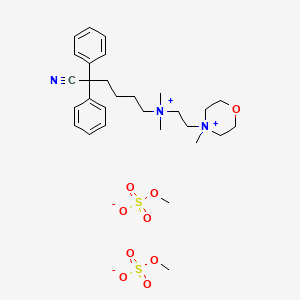 molecular formula C29H45N3O9S2 B6595640 五环辛二甲硫酸酯 CAS No. 3810-83-1
