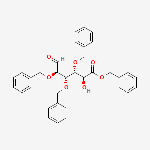 molecular formula C34H34O7 B6595716 Benzyl 2,3,4-tri-o-benzyl-d-glucopyranosyluronate CAS No. 4539-78-0
