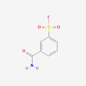 molecular formula C7H6FNO3S B6595722 3-Carbamoylbenzene-1-sulfonyl fluoride CAS No. 454-94-4
