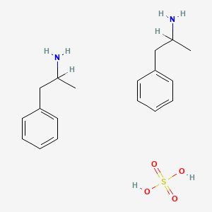molecular formula C18H28N2O4S B6595936 Amphetamine sulfate CAS No. 60-13-9