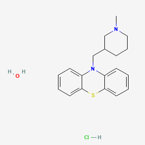 molecular formula C19H25ClN2OS B6595969 Mepazine hydrochloride monohydrate CAS No. 6146-88-9