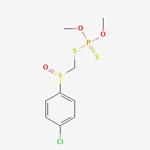 molecular formula C9H12ClO3PS3 B6595982 Carbophenothion-methyl sulfoxide CAS No. 62059-33-0