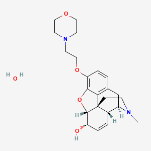 molecular formula C23H32N2O5 B6595996 Pholcodine monohydrate CAS No. 6254-99-5