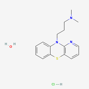 molecular formula C16H22ClN3OS B6596072 Prothipendyl hydrochloride monohydrate CAS No. 70145-94-7