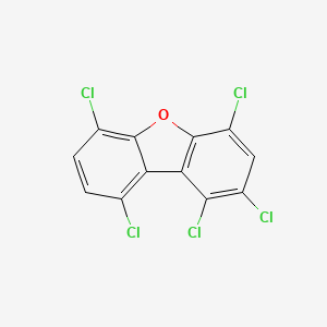 molecular formula C12H3Cl5O B6596091 1,2,4,6,9-Pentachlorodibenzofuran CAS No. 30402-15-4