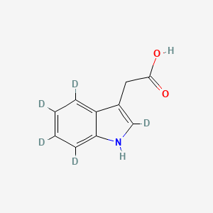 B6596153 Indole-2,4,5,6,7-d5-3-acetic acid CAS No. 76937-78-5