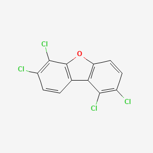 molecular formula C12H4Cl4O B6596310 1,2,6,7-四氯二苯并呋喃 CAS No. 83704-25-0