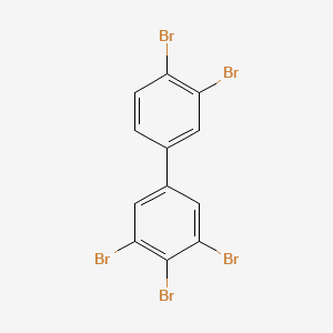 molecular formula C12H5Br5 B6596317 3,3',4,4',5-Pentabromobiphenyl CAS No. 56307-79-0