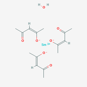 molecular formula C15H23O7Sm B6596346 (Z)-4-oxopent-2-en-2-olate;samarium(3+);hydrate CAS No. 86322-73-8