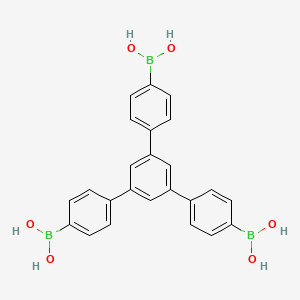 molecular formula C24H21B3O6 B6596415 1,3,5-Tris[4-(dihydroxyboryl)phenyl]benzene CAS No. 900795-73-5