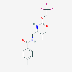 molecular formula C16H21F3N2O3 B6596450 托普克 CAS No. 911499-62-2