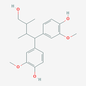 molecular formula C20H26O5 B6596457 2,3-Dimethyl-4,4-bis(3-methoxy-4-hydroxyphenyl)-1-butanol CAS No. 913643-31-9