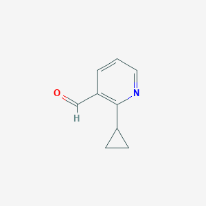 molecular formula C9H9NO B6596486 2-Cyclopropylnicotinaldehyde CAS No. 921760-70-5