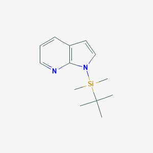 molecular formula C13H20N2Si B065965 1H-Pyrrolo[2,3-B]pyridine, 1-[(1,1-dimethylethyl)dimethylsilyl]- CAS No. 183001-71-0
