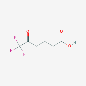 molecular formula C6H7F3O3 B065966 5-Oxo-6,6,6-trifluorohexanoic acid CAS No. 184157-09-3