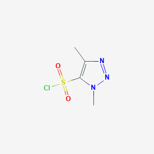 dimethyl-1H-1,2,3-triazole-5-sulfonyl chloride