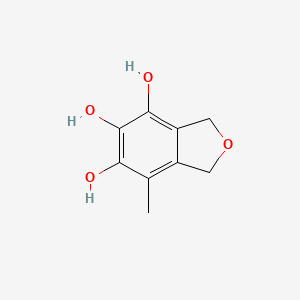 molecular formula C9H10O4 B6596651 7-methyl-1,3-dihydro-2-benzofuran-4,5,6-triol CAS No. 185018-44-4