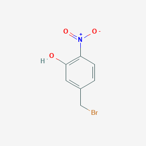 molecular formula C7H6BrNO3 B6596694 5-(bromomethyl)-2-nitrophenol CAS No. 26386-82-3