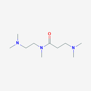 molecular formula C10H23N3O B6596697 3-(dimethylamino)-N-[2-(dimethylamino)ethyl]-N-methylpropanamide CAS No. 1789036-57-2