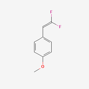 molecular formula C9H8F2O B6596708 1-(2,2-difluoroethenyl)-4-methoxybenzene CAS No. 1608-24-8