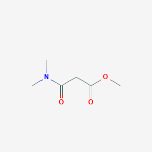 molecular formula C6H11NO3 B6596769 methyl 2-(dimethylcarbamoyl)acetate CAS No. 26387-74-6