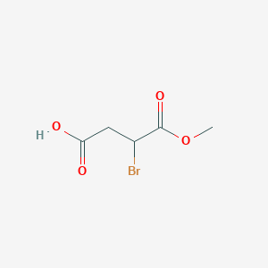 molecular formula C5H7BrO4 B6596773 3-bromo-4-methoxy-4-oxobutanoic acid CAS No. 98298-19-2