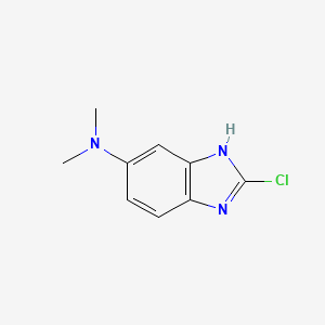 molecular formula C9H10ClN3 B6596783 2-chloro-N,N-dimethyl-1H-1,3-benzodiazol-6-amine CAS No. 1467571-05-6