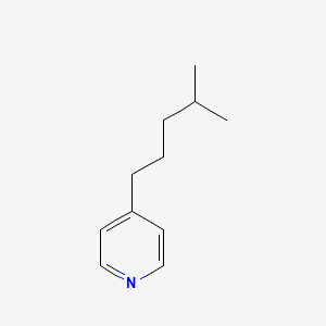 molecular formula C11H17N B6596798 4-(4-methylpentyl)pyridine CAS No. 22241-38-9