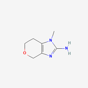 1-methyl-1H,4H,6H,7H-pyrano[3,4-d]imidazol-2-amine