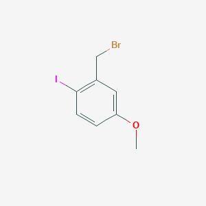 2-(bromomethyl)-1-iodo-4-methoxybenzene