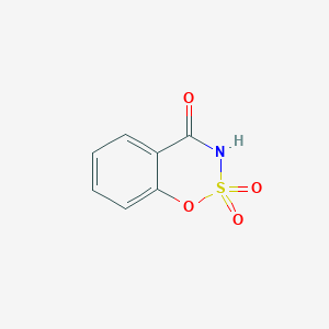 molecular formula C7H5NO4S B6596830 3,4-dihydro-1,2lambda6,3-benzoxathiazine-2,2,4-trione CAS No. 51299-06-0