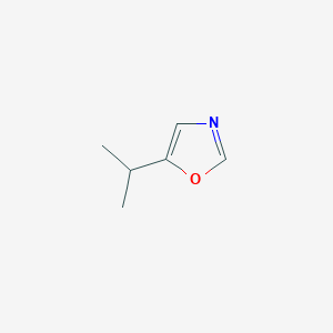 molecular formula C6H9NO B6596834 5-(propan-2-yl)-1,3-oxazole CAS No. 32999-01-2