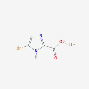 molecular formula C4H2BrLiN2O2 B6596840 lithium(1+) ion 4-bromo-1H-imidazole-2-carboxylate CAS No. 1909335-99-4