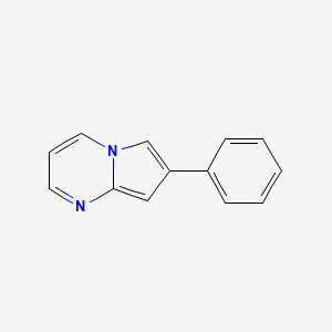 molecular formula C13H10N2 B6596896 7-phenylpyrrolo[1,2-a]pyrimidine CAS No. 61900-70-7