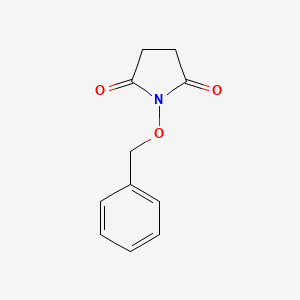 molecular formula C11H11NO3 B6596908 1-(benzyloxy)pyrrolidine-2,5-dione CAS No. 63593-23-7