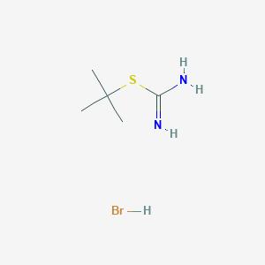 (tert-butylsulfanyl)methanimidamide hydrobromide