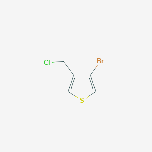 molecular formula C5H4BrClS B6596924 3-bromo-4-(chloromethyl)thiophene CAS No. 70260-08-1