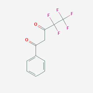 molecular formula C11H7F5O2 B6596934 4,4,5,5,5-pentafluoro-1-phenylpentane-1,3-dione CAS No. 1799-50-4