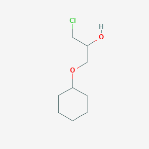 molecular formula C9H17ClO2 B6596950 1-氯-3-(环己氧基)丙烷-2-醇 CAS No. 4024-84-4