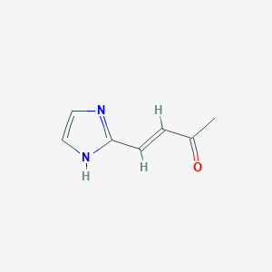 molecular formula C7H8N2O B6596968 (3E)-4-(1H-imidazol-2-yl)but-3-en-2-one CAS No. 1414846-62-0