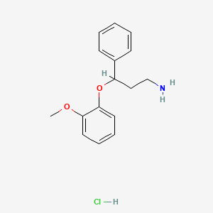 3-(2-methoxyphenoxy)-3-phenylpropan-1-amine hydrochloride