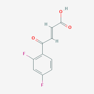 (2E)-4-(2,4-difluorophenyl)-4-oxobut-2-enoic acid