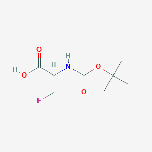 molecular formula C8H14FNO4 B6597041 2-{[(tert-butoxy)carbonyl]amino}-3-fluoropropanoic acid CAS No. 78609-31-1