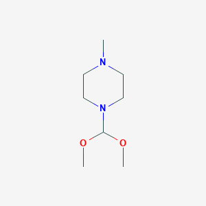 molecular formula C8H18N2O2 B6597044 1-(dimethoxymethyl)-4-methylpiperazine CAS No. 82502-21-4