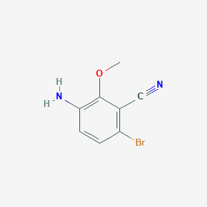 3-amino-6-bromo-2-methoxybenzonitrile
