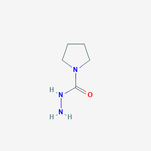molecular formula C5H11N3O B6597066 pyrrolidine-1-carbohydrazide CAS No. 15970-52-2