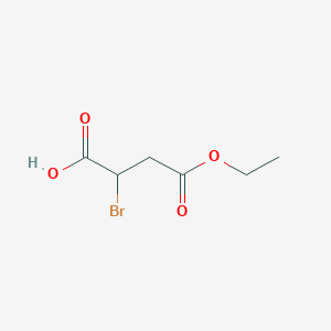 molecular formula C6H9BrO4 B6597081 2-bromo-4-ethoxy-4-oxobutanoic acid CAS No. 89317-67-9