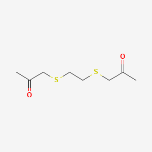 molecular formula C8H14O2S2 B6597107 1-({2-[(2-oxopropyl)sulfanyl]ethyl}sulfanyl)propan-2-one CAS No. 91875-37-5