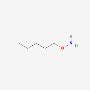 molecular formula C5H13NO B6597109 O-pentylhydroxylamine CAS No. 5963-74-6